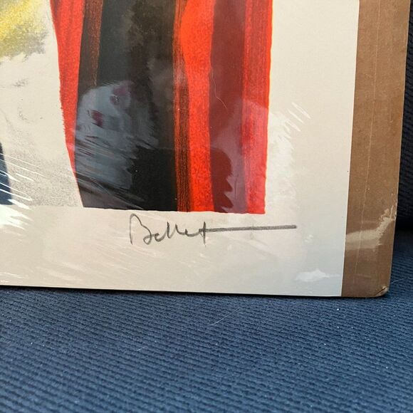 "Musique Chaude" by Emile Bellet Lithograph - Picture 5 of 8